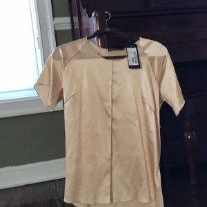 Dolce & Gabbana Short sleeve silk top